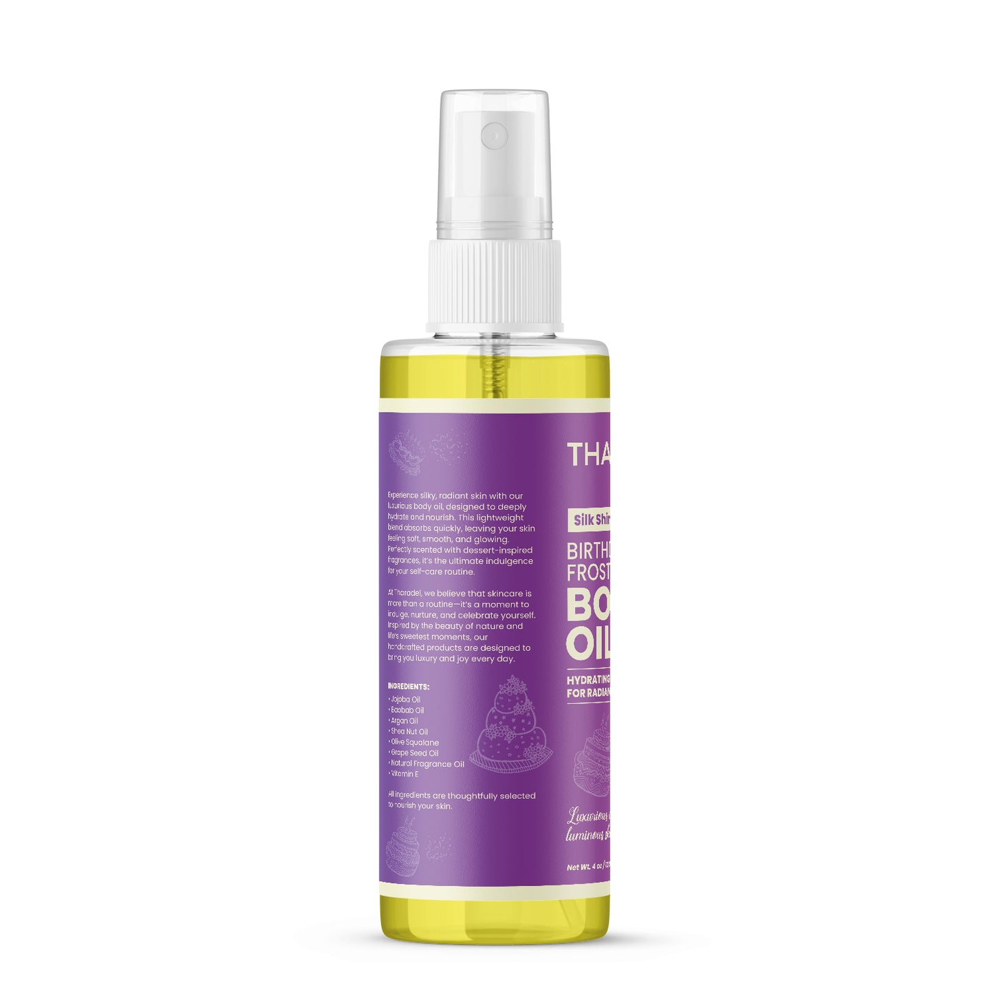 Tharadel Birthday Frosting Body Oil – Silk Shine