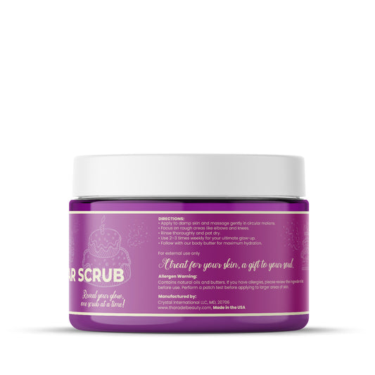 Tharadel Foaming Scrub – Birthday Frosting Scent
